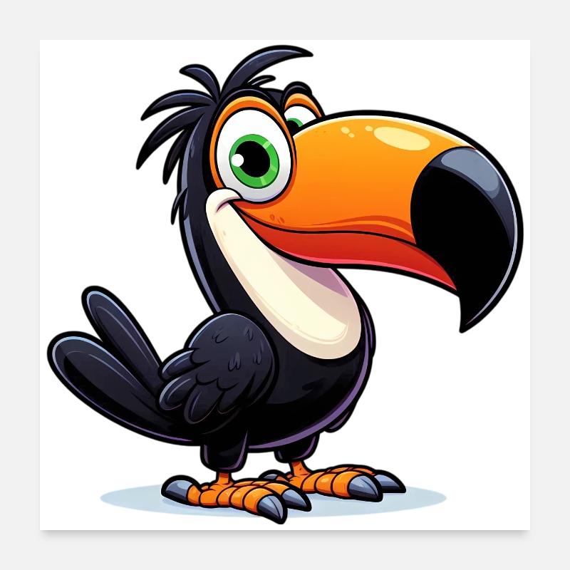 Tukan Poster 60x60 cm