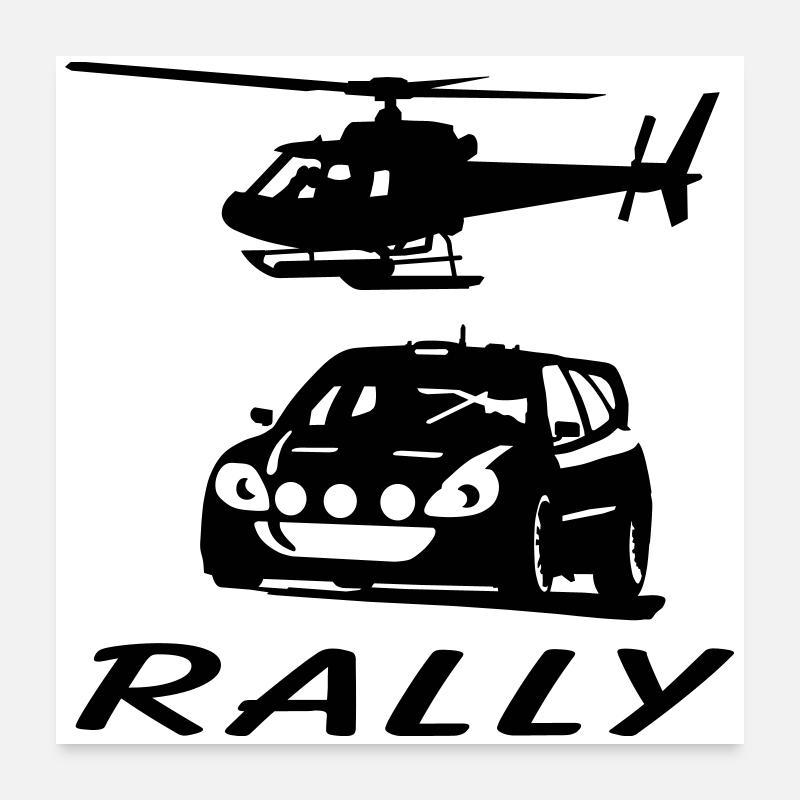 Rallye Poster 60 x 60 cm