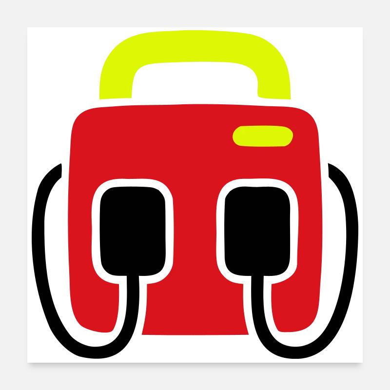 Défibrillateur AED Premiers secours Poster 60 x 60 cm