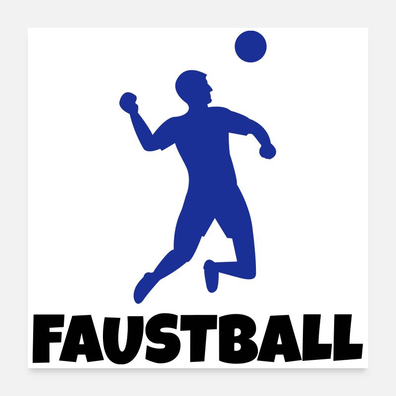 Faustball Poster 60x60 cm