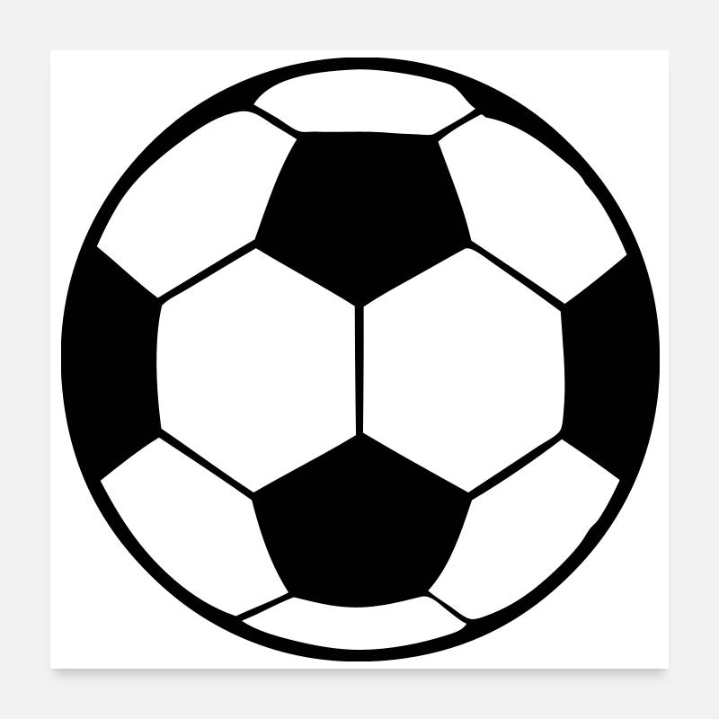 fussball Poster 24" x 24" (60x60 cm)