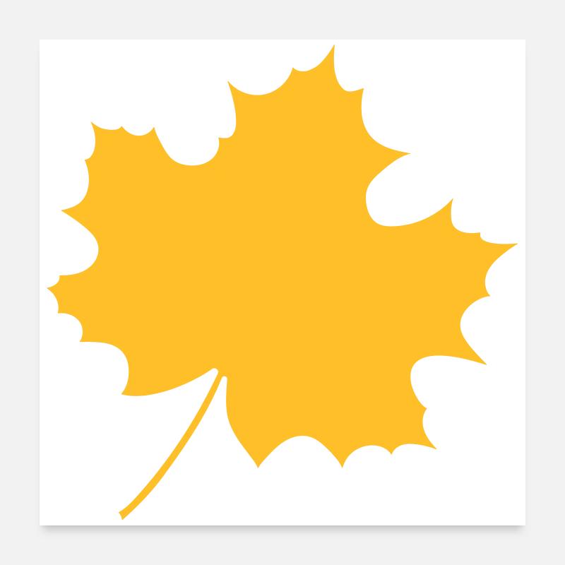 Leaf, autumn may come Poster 24" x 24" (60x60 cm)