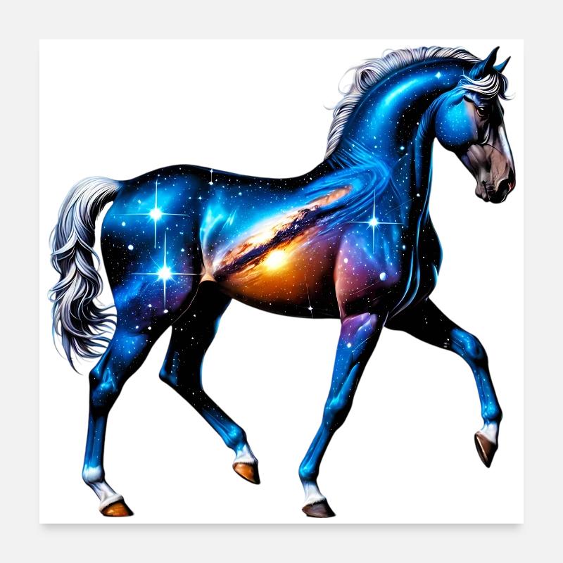 Cheval Poster 60 x 60 cm