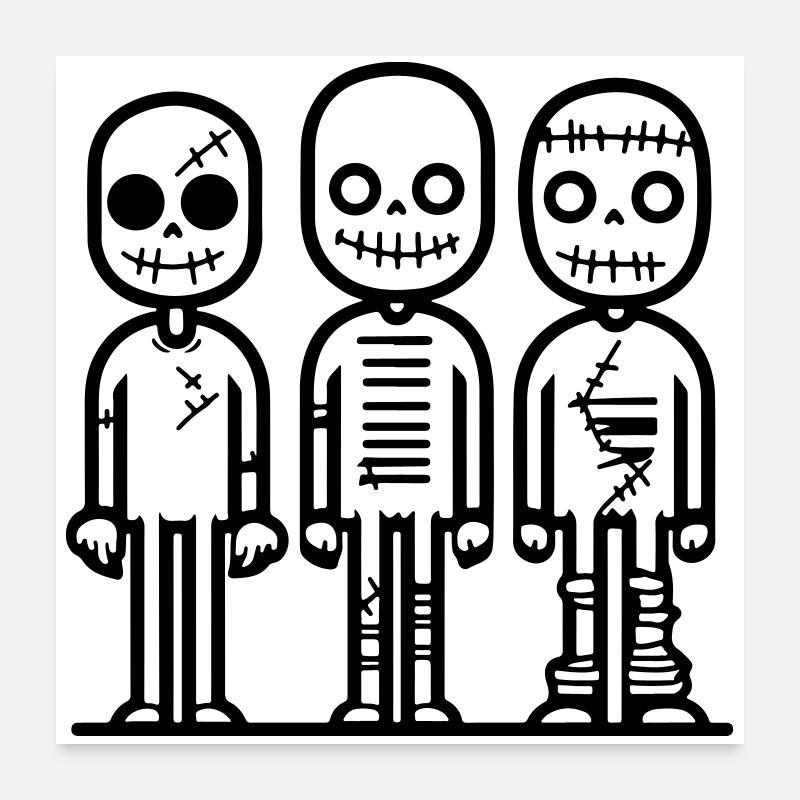 zombie_3 Poster 60x60 cm