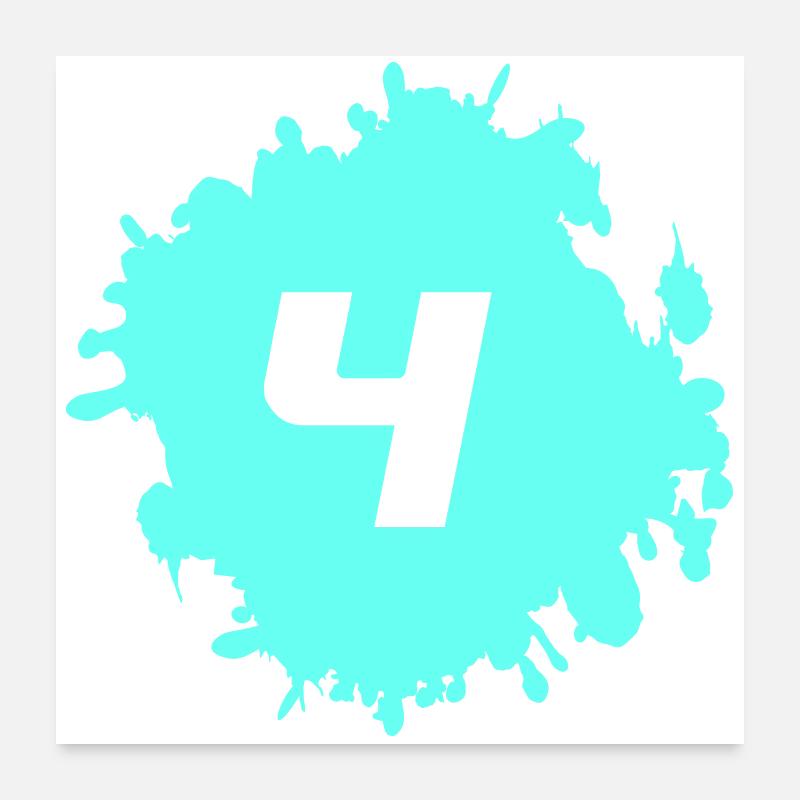 klecks_4 Poster 60x60 cm