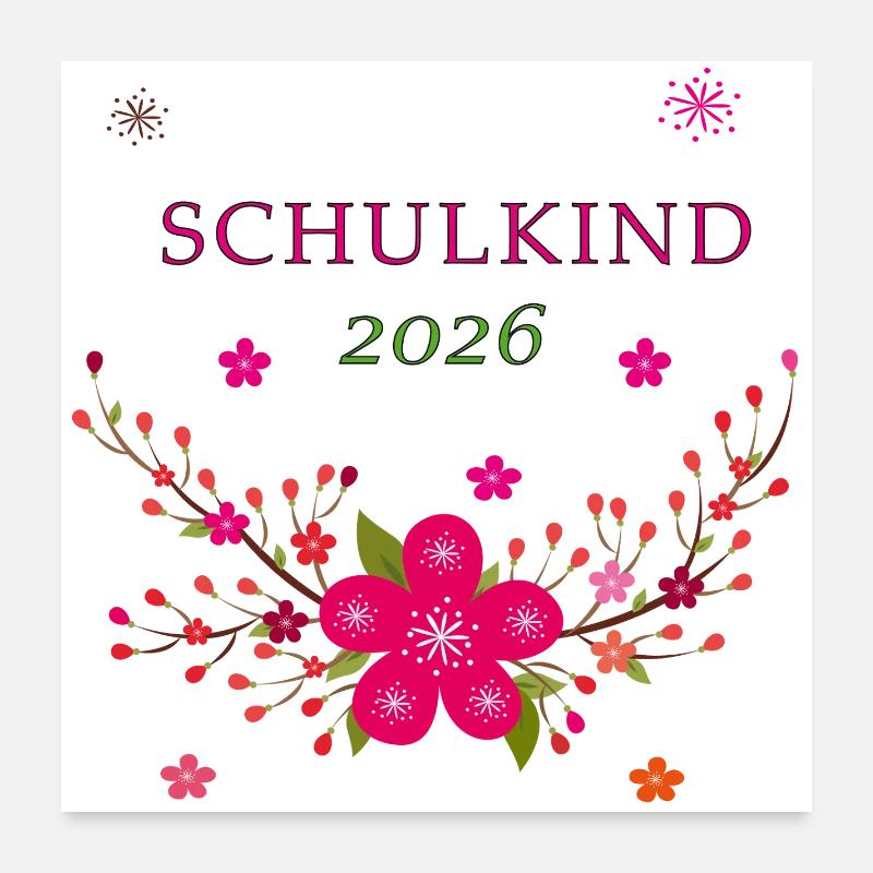 Écolier 2026 Poster 60 x 60 cm