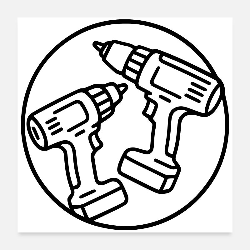 Screwdrivers Poster 24" x 24" (60x60 cm)