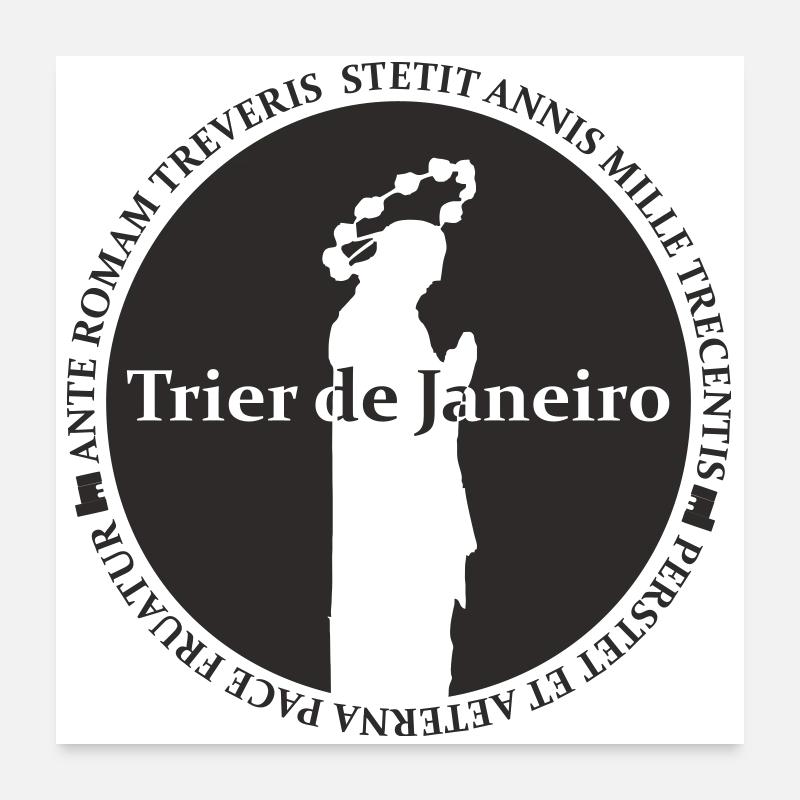 Trierdejaneiro Poster 60 x 60 cm