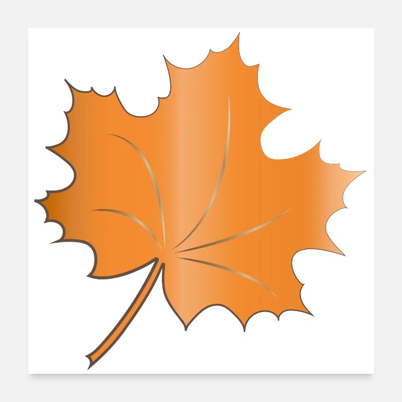 Herbst Poster 60x60 cm