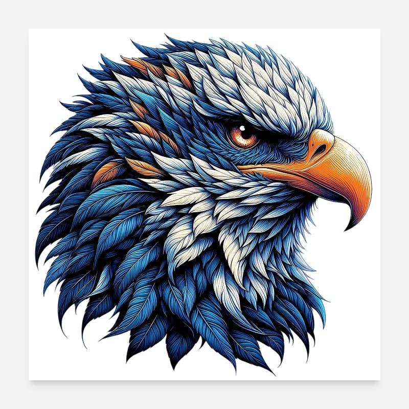 Eagle Poster 24" x 24" (60x60 cm)