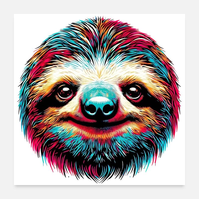 Paresse Poster 60 x 60 cm