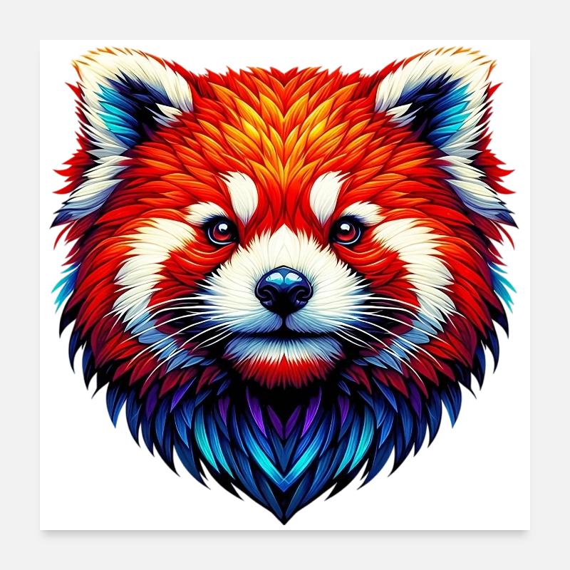 Petit panda Poster 60 x 60 cm