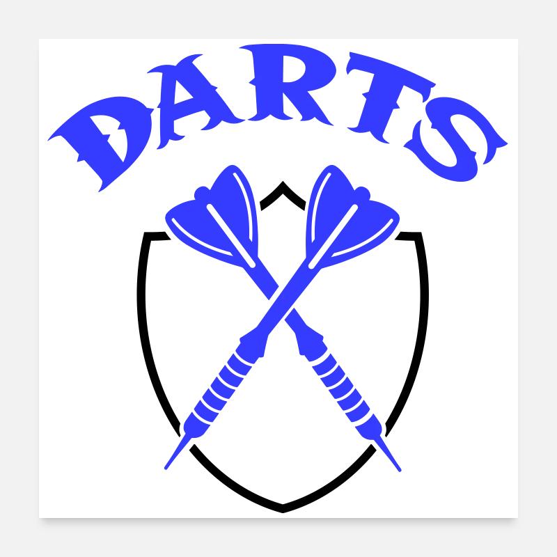 Darts Arrows Poster 24" x 24" (60x60 cm)