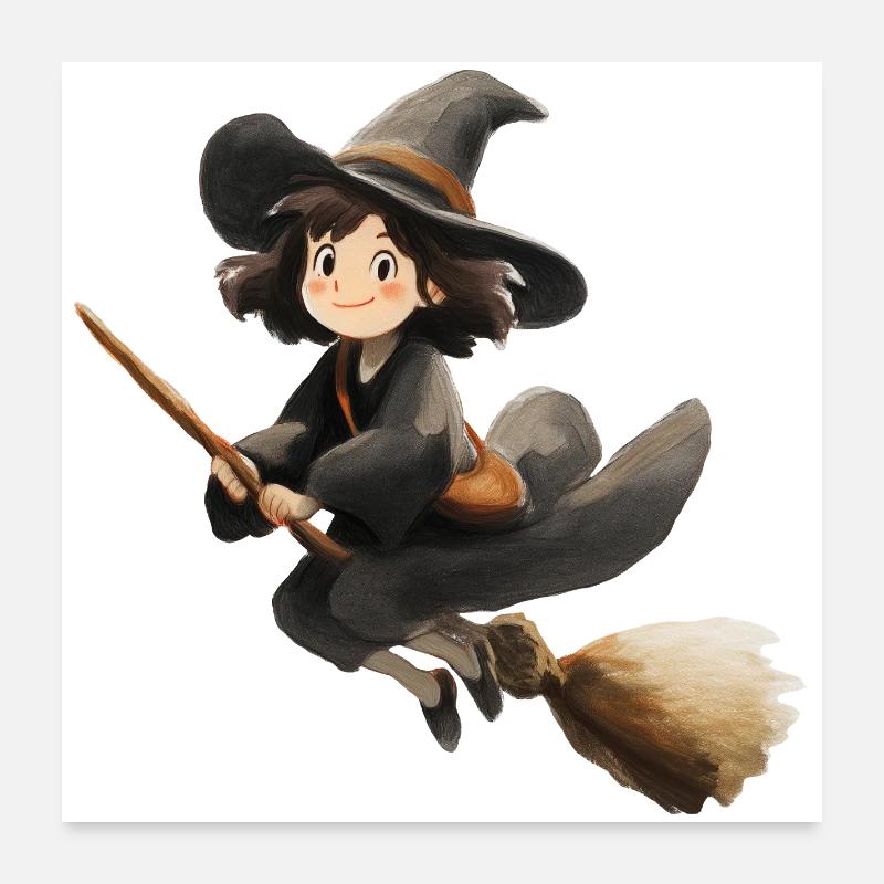 Hexe Poster 60x60 cm