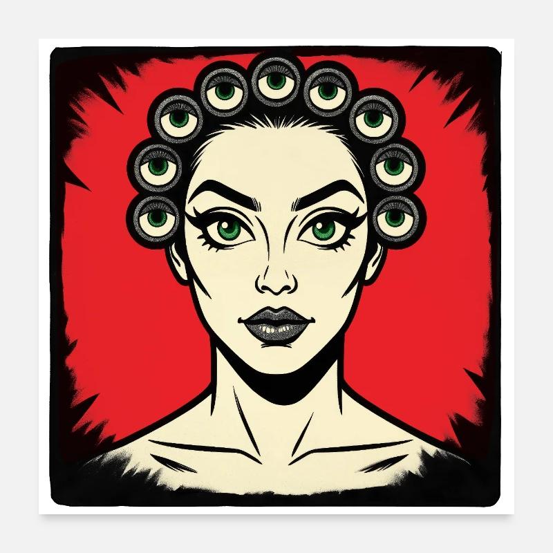 ICH SEHE DICH – nette Leute Poster 60x60 cm