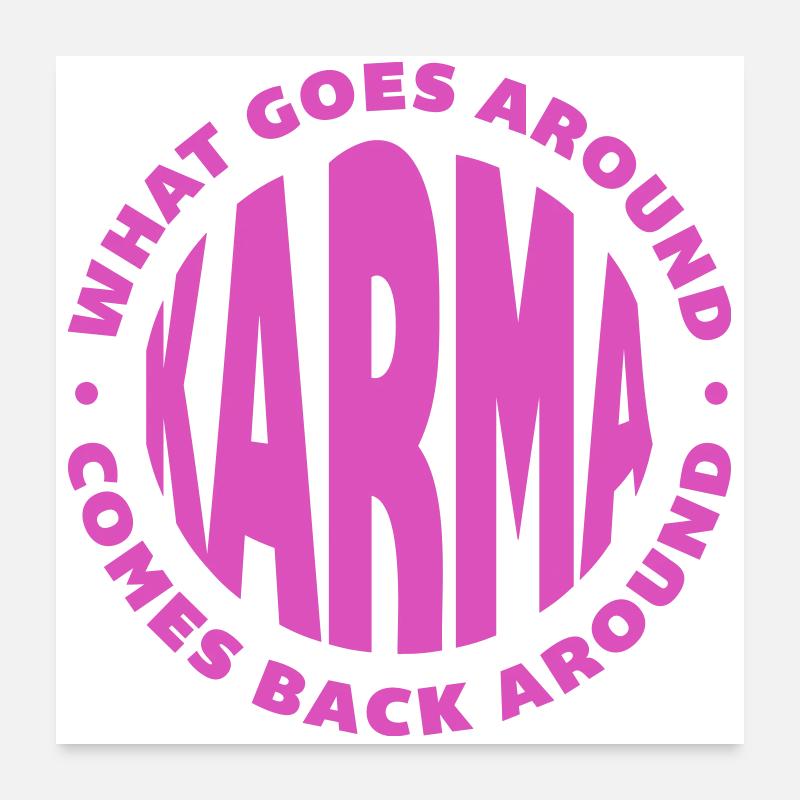 karma Poster 60 x 60 cm
