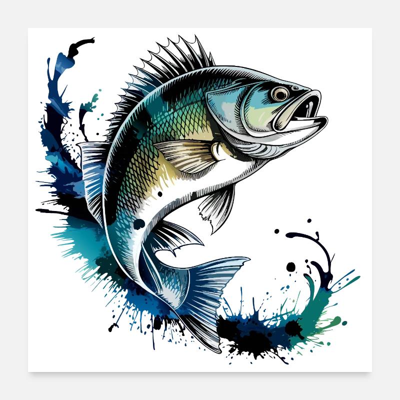 Perch Design Poster 24" x 24" (60x60 cm)