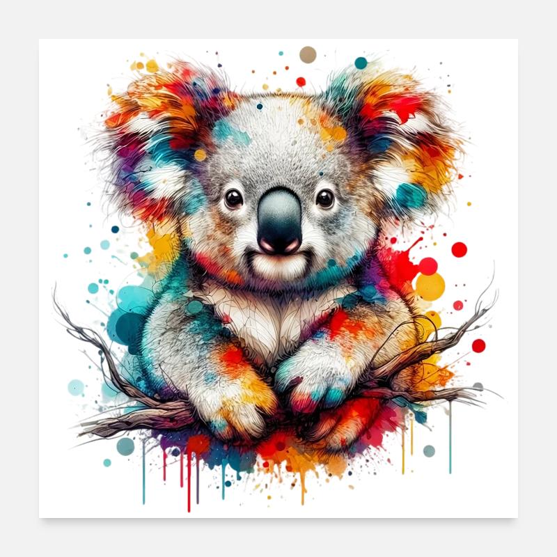 Koala Poster 60x60 cm