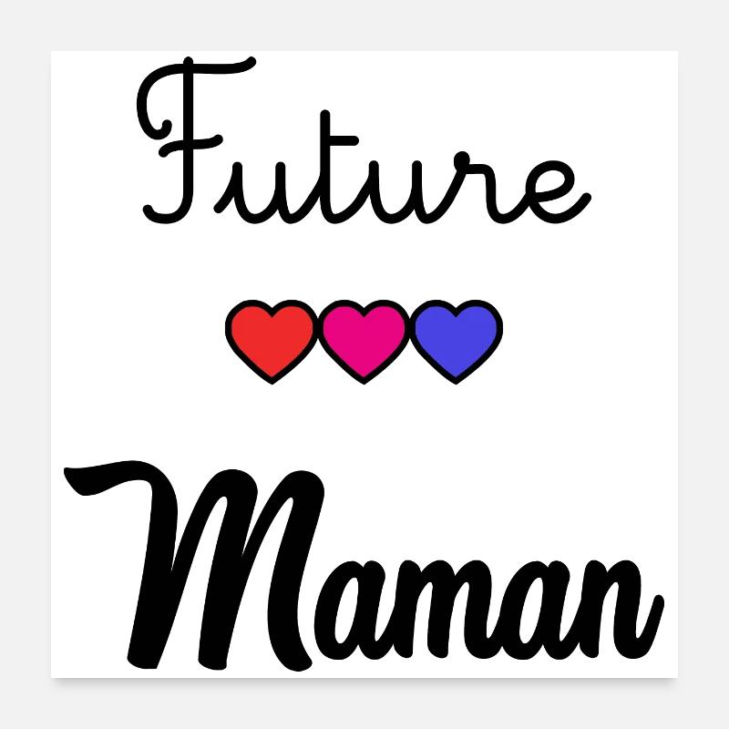 FUTURE MAMAN Poster 60 x 60 cm