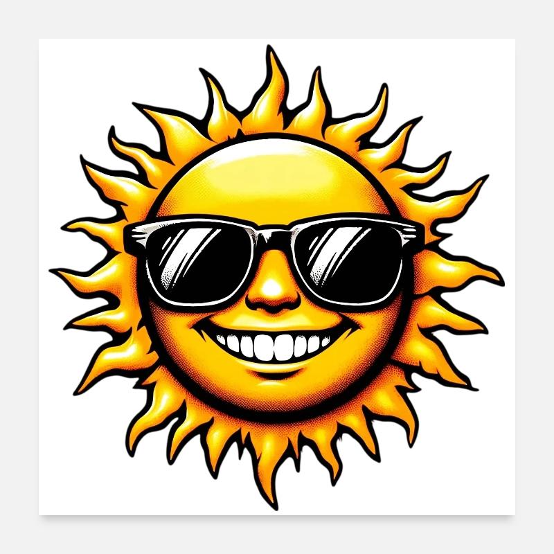 Sun Poster 24" x 24" (60x60 cm)