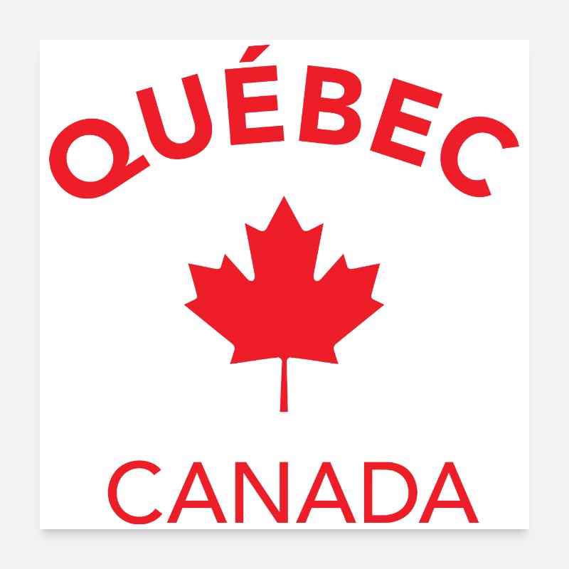QUÉBEC CANADA Poster 60 x 60 cm