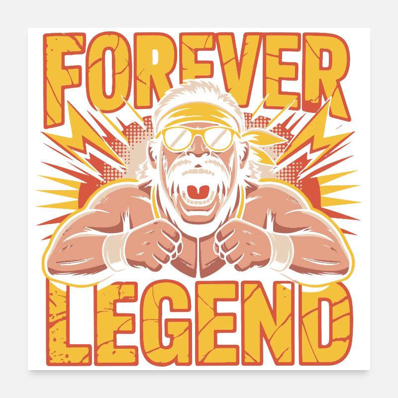 Forever Legend Poster 24" x 24" (60x60 cm)