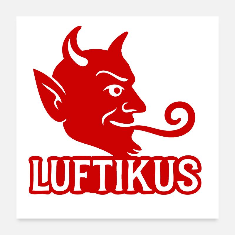 Luftikus Poster 60 x 60 cm
