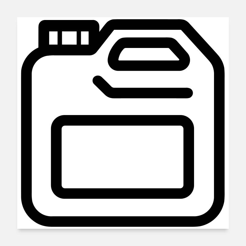 bidon Poster 60 x 60 cm