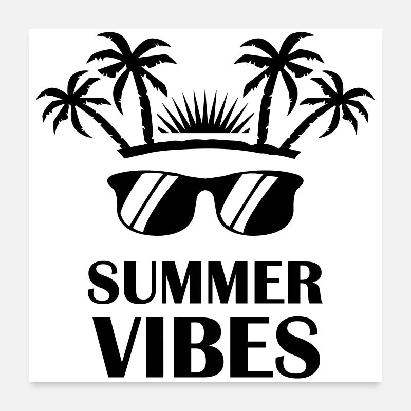 summer_vibes- Poster 60x60 cm