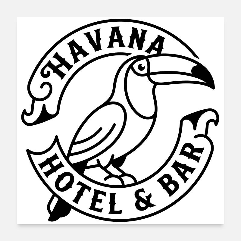 Havanna Poster 60x60 cm