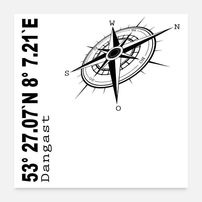 Dangast Poster 60x60 cm