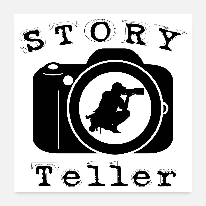 Storyteller Poster 60x60 cm
