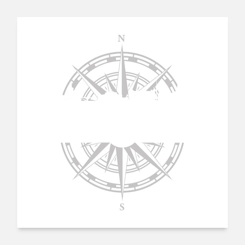 Skyline Dresden Poster 60x60 cm