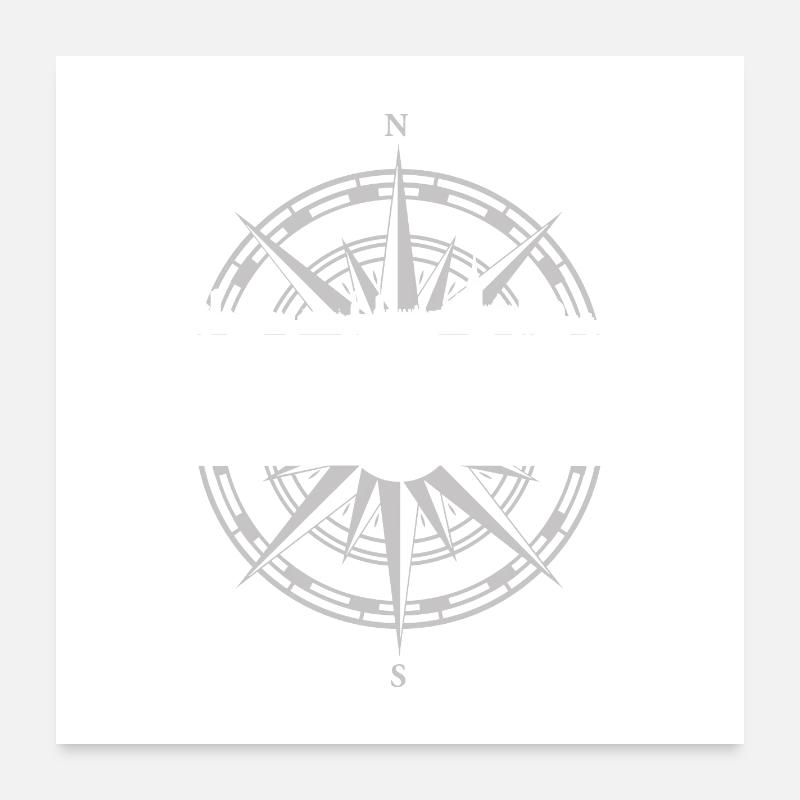 Skyline Stuttgart Poster 60x60 cm