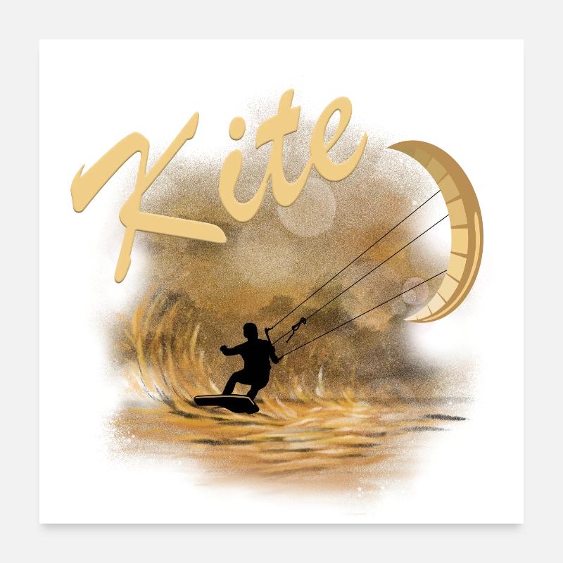 Kite Poster 60x60 cm