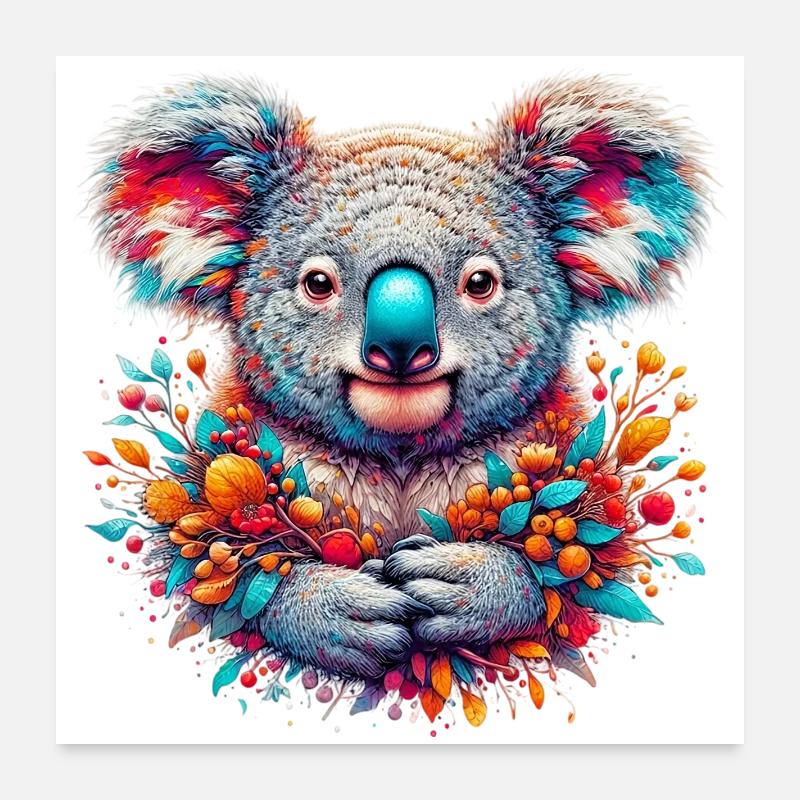 Koala Poster 60x60 cm
