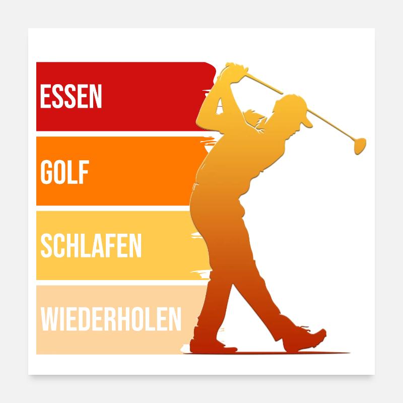 Tagesablauf Poster 60x60 cm