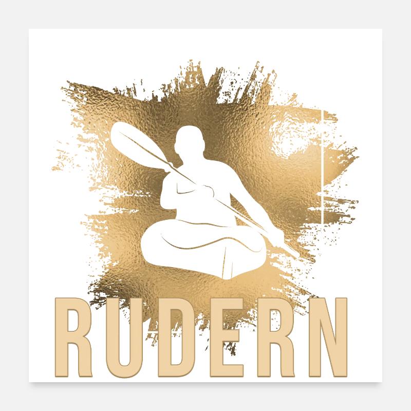 Rudern Poster 60x60 cm