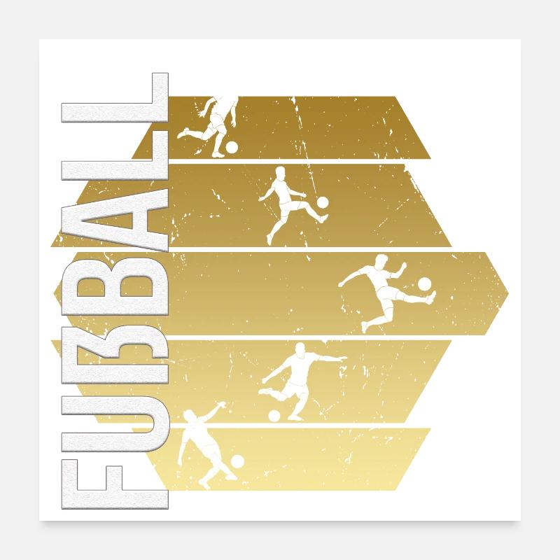 Fußball Poster 60x60 cm