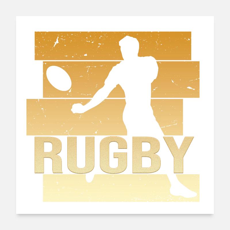 Rugby Poster 60x60 cm
