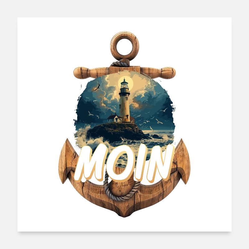 Moin Poster 60x60 cm