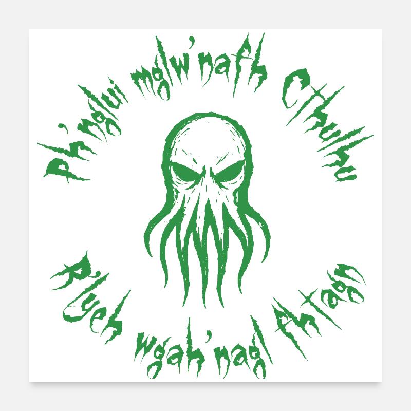 Le réveil de Cthulhu 2 Poster 60 x 60 cm
