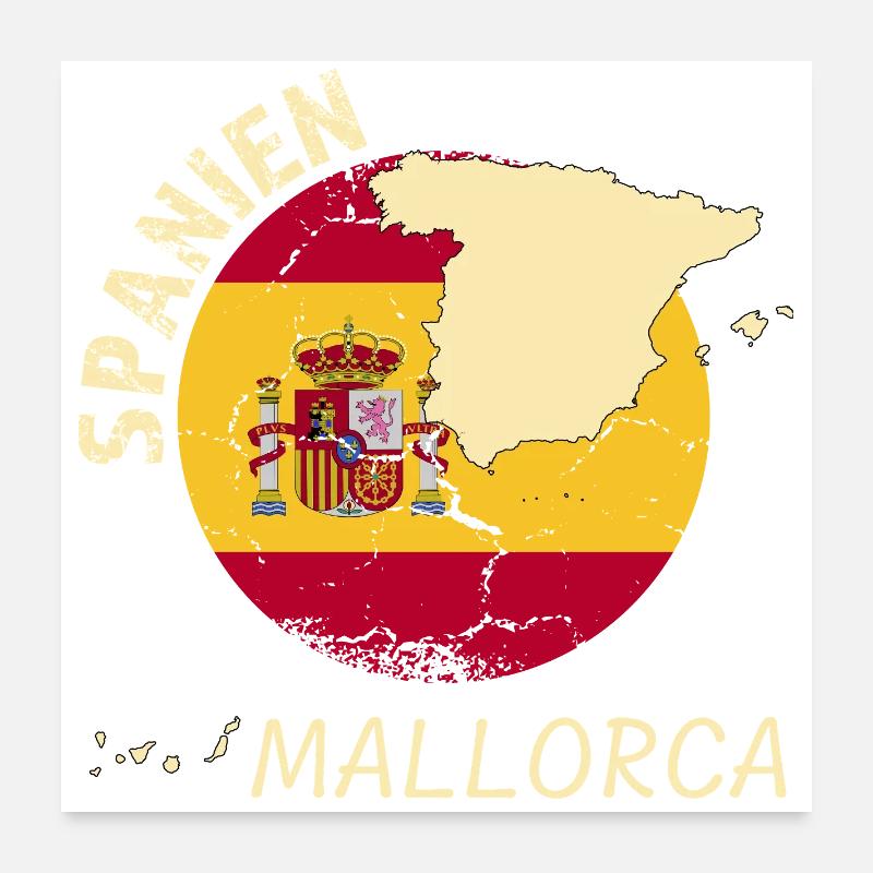 Majorca Poster 24" x 24" (60x60 cm)