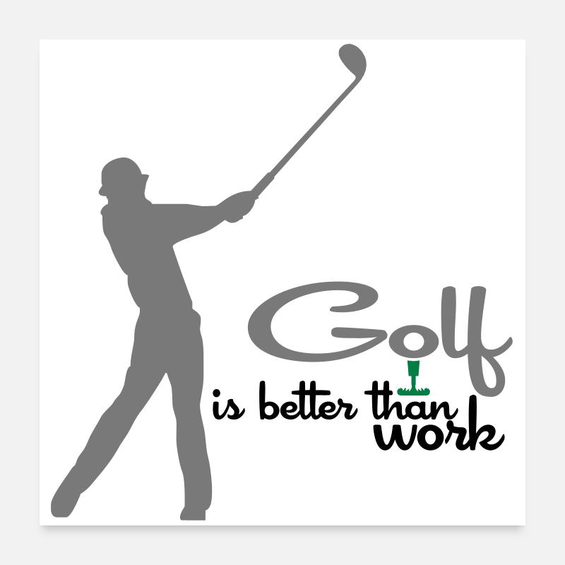 golf Poster 60 x 60 cm