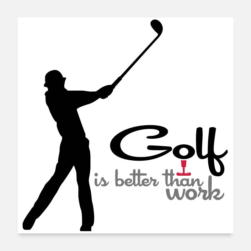 golf Poster 60 x 60 cm