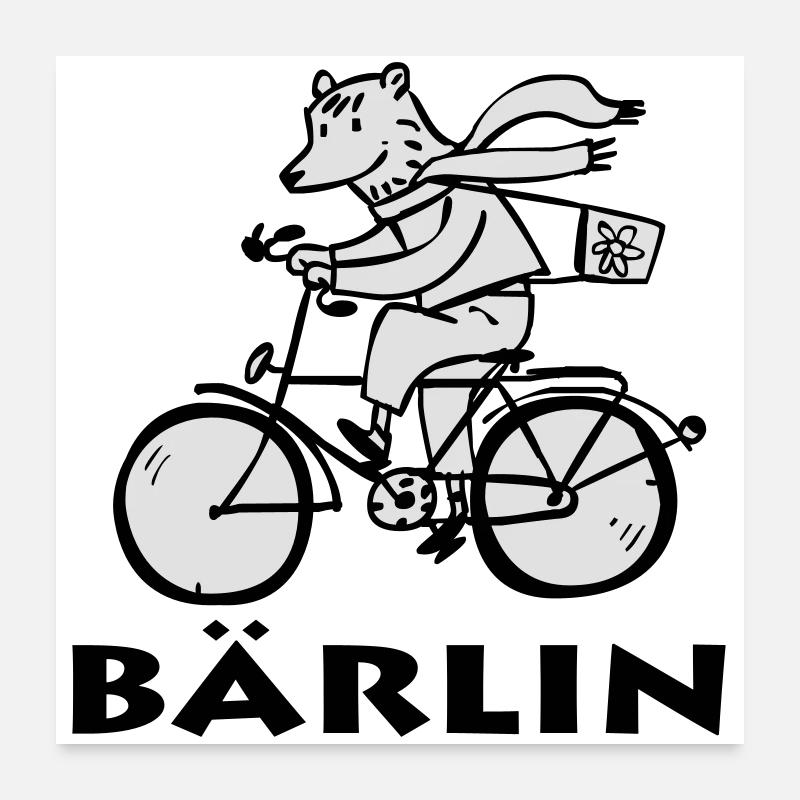 Berliner Bär / Bärliner Bär Poster 60x60 cm