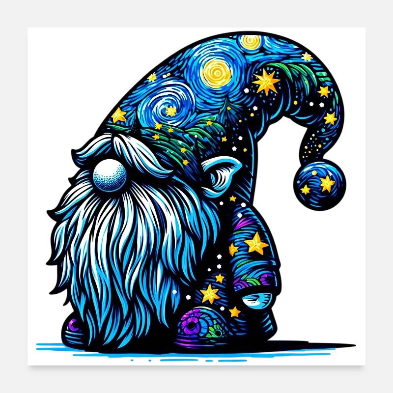 Gnom Poster 60x60 cm