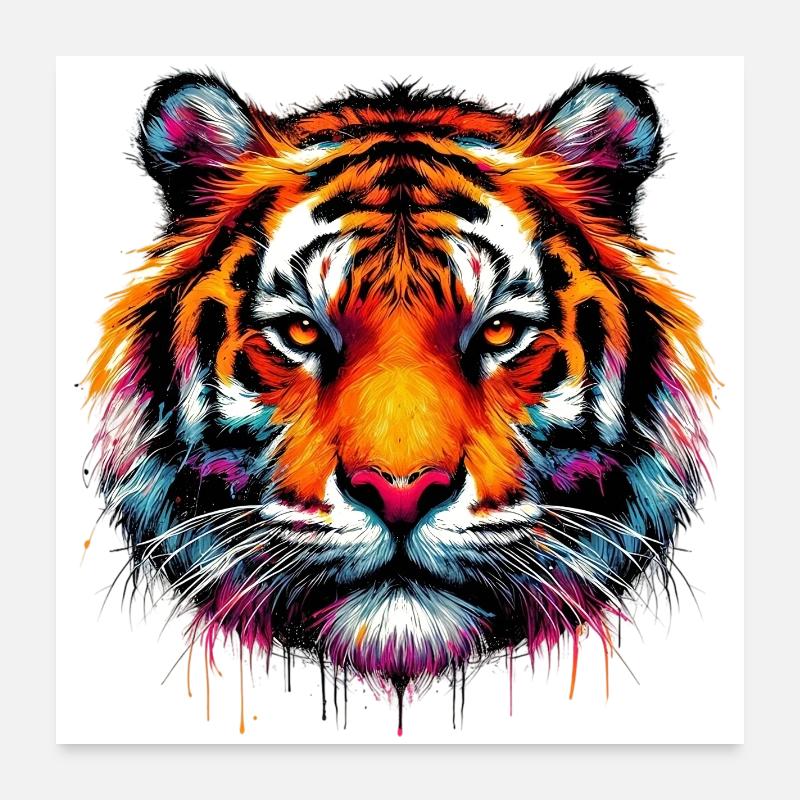 Tiger Poster 60x60 cm