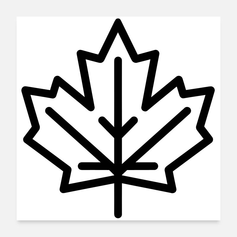 maple leaf Poster 24" x 24" (60x60 cm)