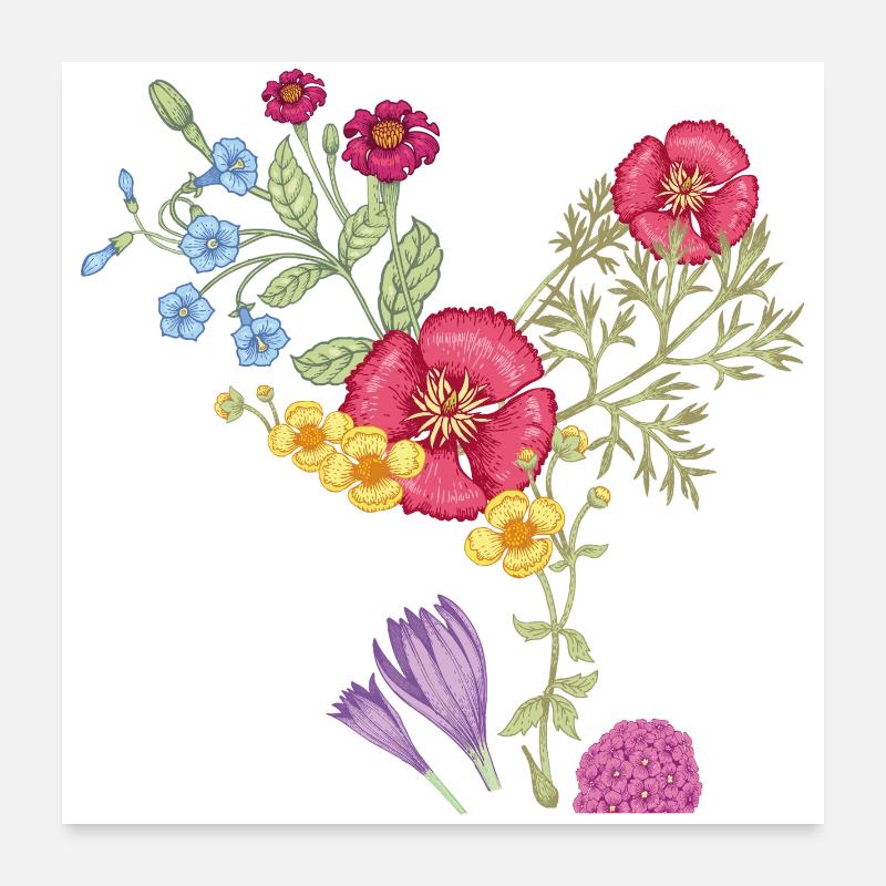 Spring Poster 24" x 24" (60x60 cm)